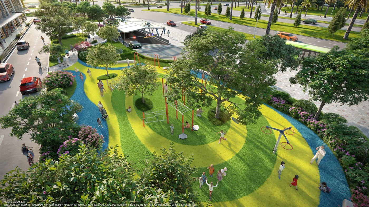 Cảnh quan công viên nội khu Vinhomes Star City